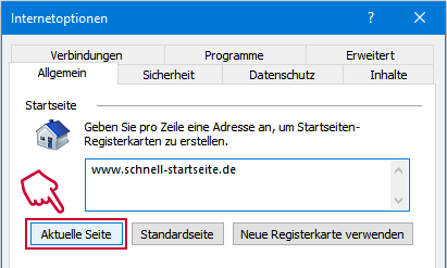 Schnell die schnelle Startseite ins Internet Schnell die schnelle Startseite ins Internet